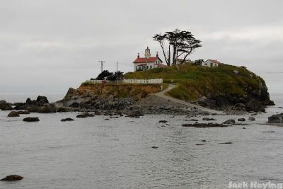Lighthouse at Crescent City, CA