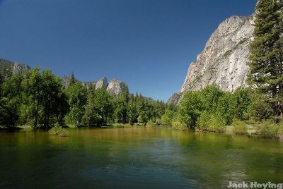 Flat part of the Merced River
