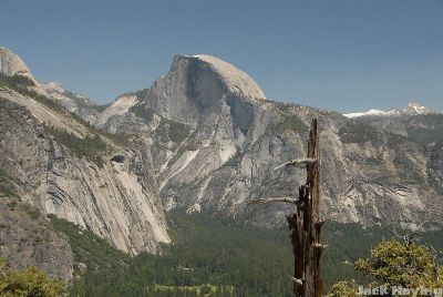 Half Dome view from Columbia Rock overlook