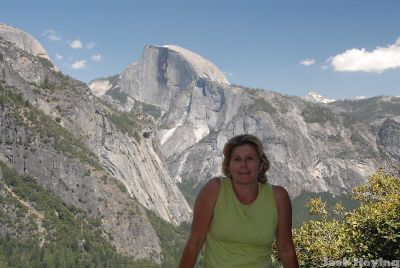 Half Dome in the background
