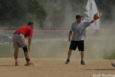 Safe at second (more dust)