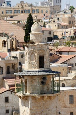 Jerusalem, mosque beside Church of Holy Sepulchre