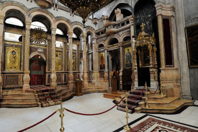 Catholicon with Antioch Throne in the Church of the Holy Sepulchre