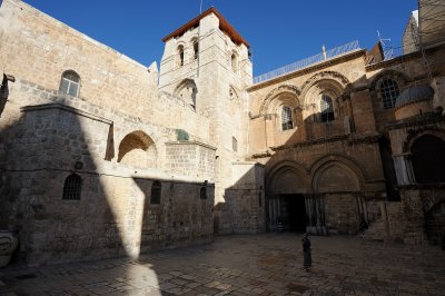 Entrance to Church of the Holy Sepulchre