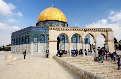 Dome of the Rock with arch