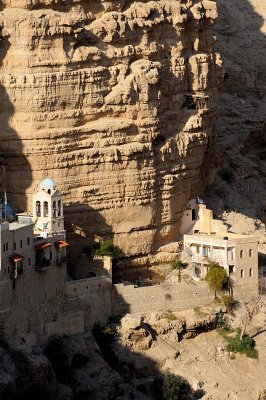 St. George monastery, Wadi Kelt - hermit cave above monastery