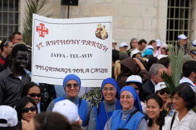 Sisters gathering at the Church of Bethphage