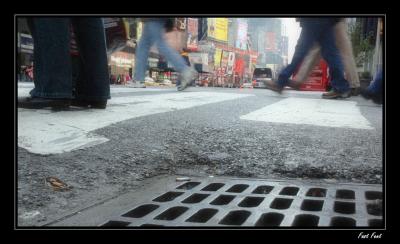Fast Feet in Times Square