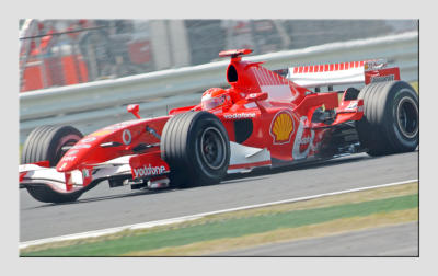 Michael Schumacher in the Ferrari - 1729