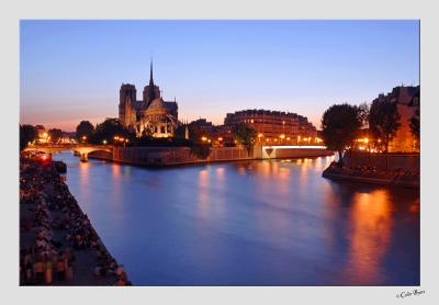 Notre Dame sunset - 2873