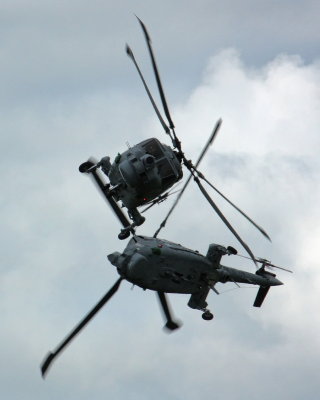 Royal Navy Lynx pair