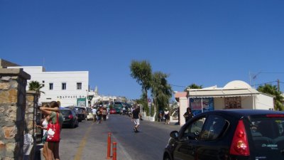 Thira - main street
