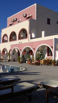my stay in Thira