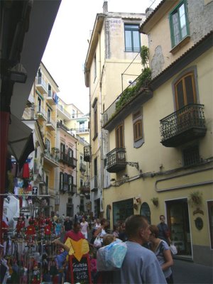 Main street in Amalfi