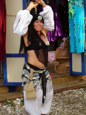 Belly dancers at Scarby always make for a nice day