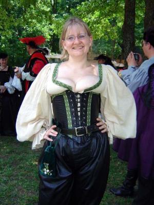You know, since my husband is courting Lady Margaret.......I'm good Looking!