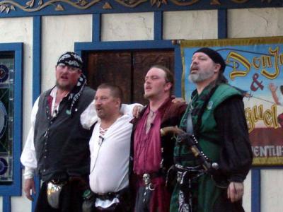 The Corsairs closing out the day at faire