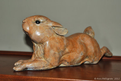 Burl Jones Bronze Rabbit