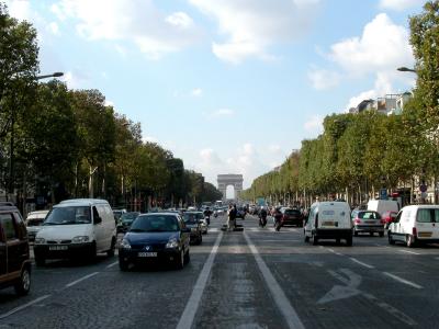 Av. des Champs-Elysees & Arc de Triomphe