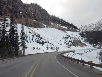 Highway 20 just east of Washington Pass summit.