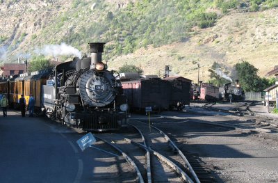 We rode the Durango and Silverton narrow gauge train on Sunday.