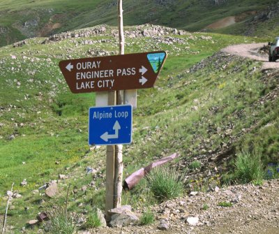 Wednesday we did the Alpine Loop, going up Engineer Pass and down Cinnamon Pass.