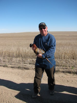 Booby and 1 of his 5 pheasants