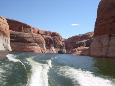 Speeding out of the Canyon