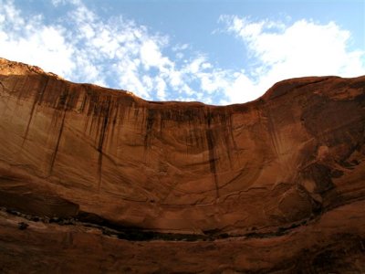 Canyon Wall and Clouds