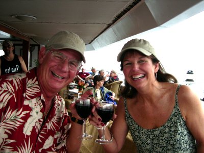 Toast to Larry & Susan Fifty in Fiji