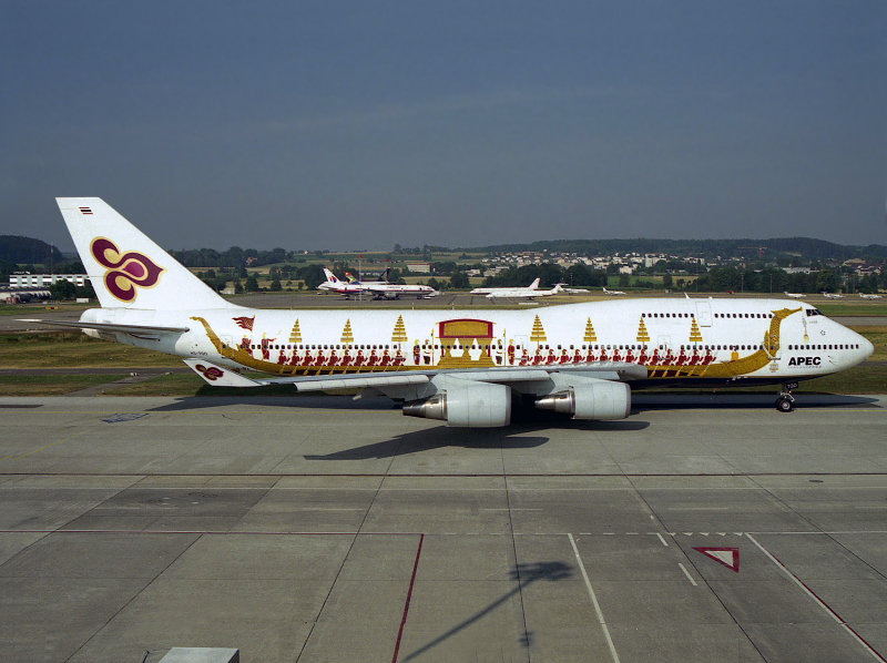 Special 'Royal Barge' scheme at Zurich as seen from the old terrace.