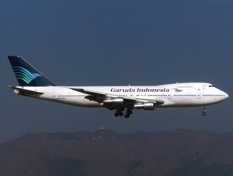 B747-200  PK-GSC  