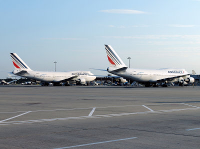 Air France 747's at Gatwick !!