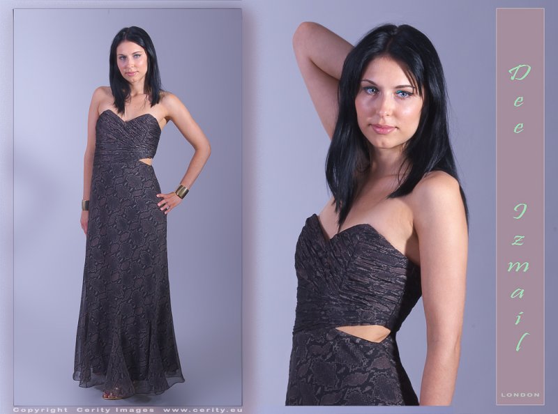 fashion designer Dee Izmail - London model Ania Kondracka