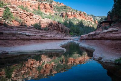 Downstream at Slide Rock