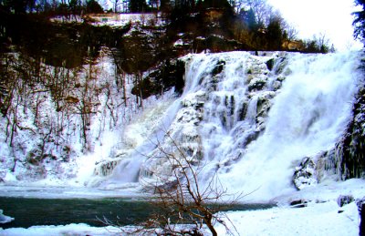 Ithaca Falls in December