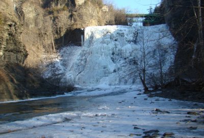 Ithaca Falls in January