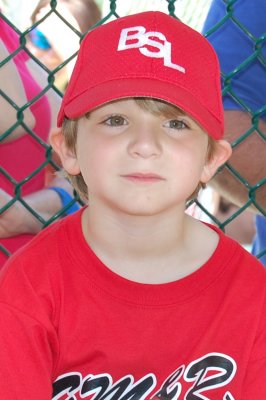 Evan at Tee Ball