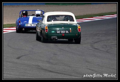 Old Competition Cars Race Serie Three