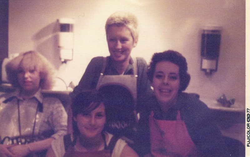 Happy faces of staff members
