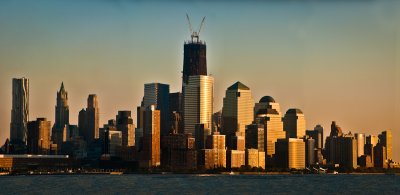 Lower Manhattan at Sunset