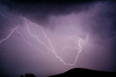 Light Pictures I made of Last Night Storms 5/26/27/11