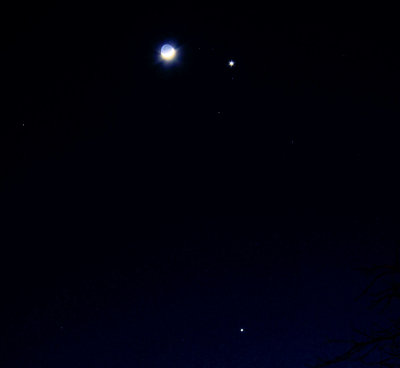Moon, Venus & Jupter