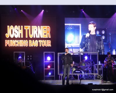 Josh Turner at the Strawberry Festival in Plant City, FL  on March 5, 2012