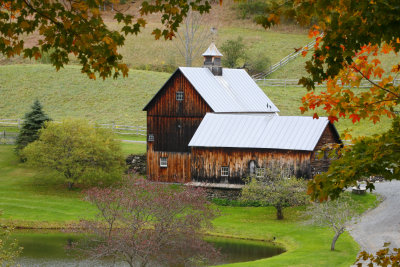 weathered barns 