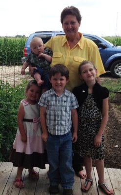 Bogan Family & Grandkids in 2012