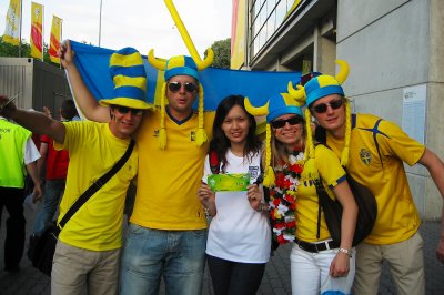 With Swedish Fans