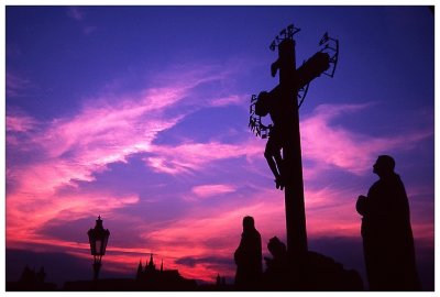 Crucifxion against Magic Colours