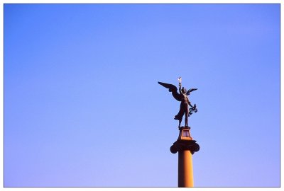 Statue at Cechev Bridge