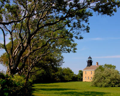 Old Field Lighthouse, built 1868, Old Field, NY